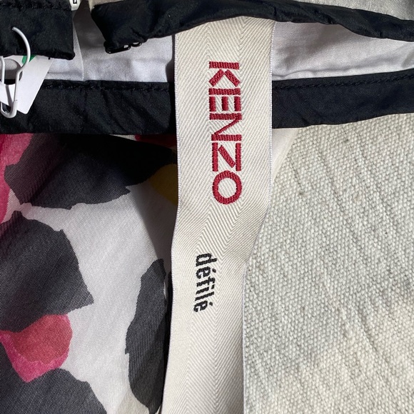 KENZO designer silk/cotton lined skirt - Picture 3 of 12